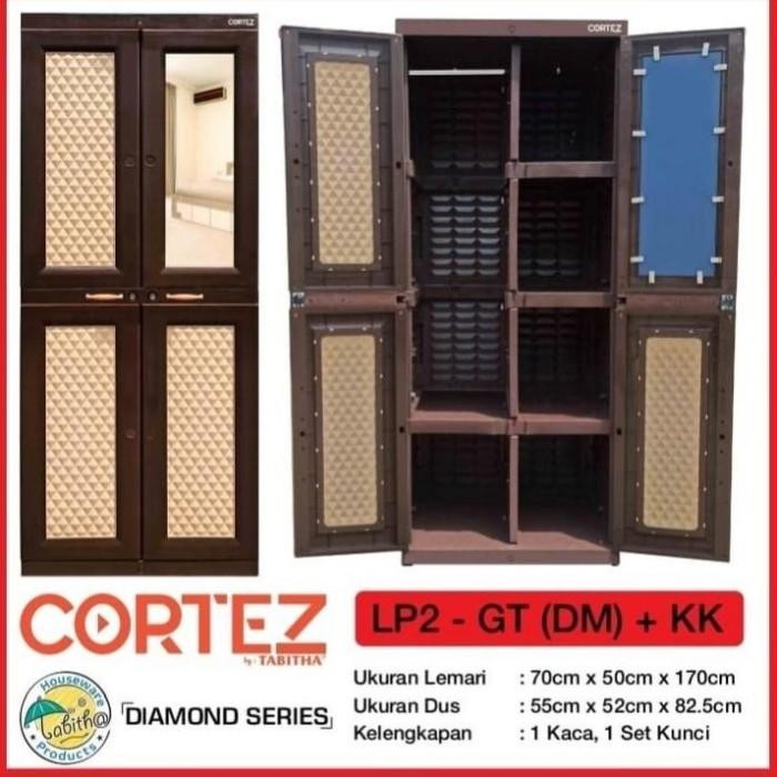 JUMBO - LEMARI PAKAIAN PLASTIK GANTUNGAN RAK TABITHA CORTEZ LEMARI