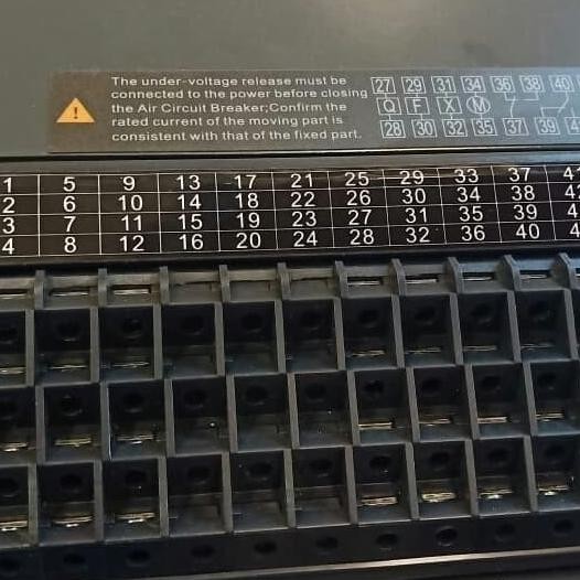 Acb 3P 2000A 65Ka Nxa-20S20-Af3 Chint Fixed Motorized New Stok
