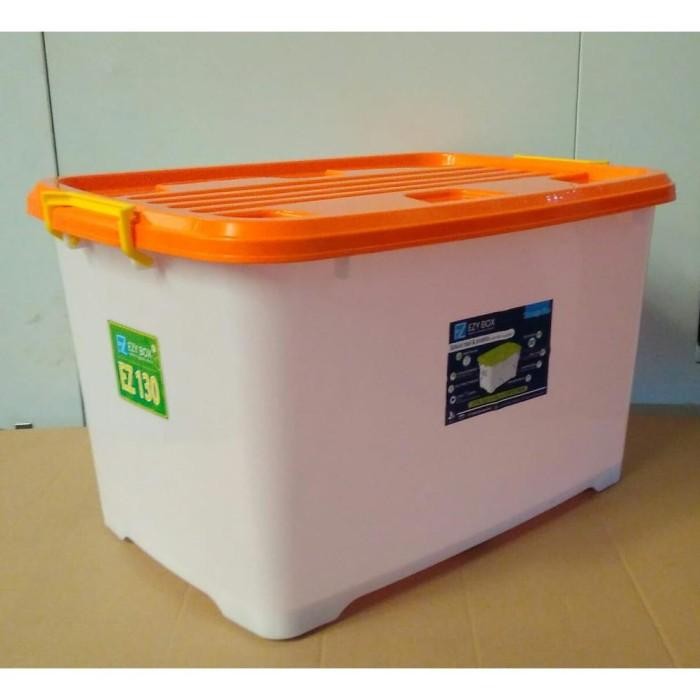 Ezy Box Container Box Plastik 130 Liter Kotak Penyimpanan BESAR JUMBO