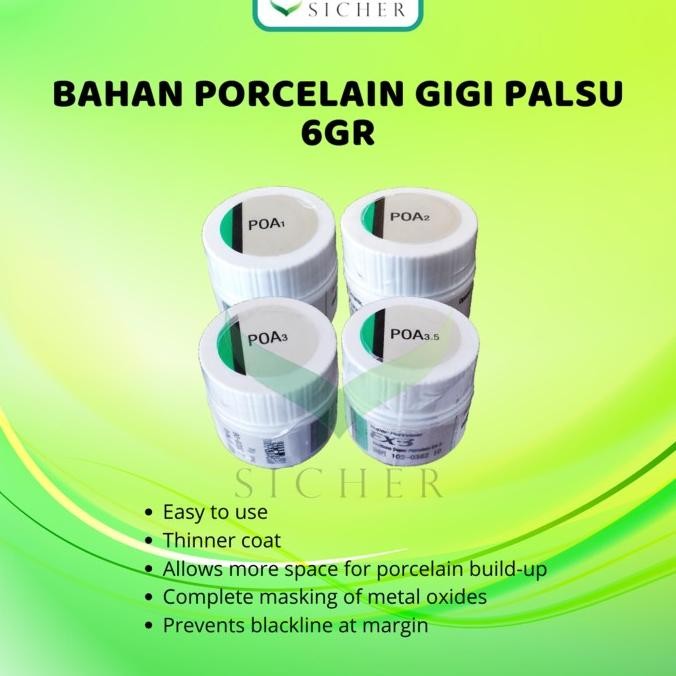 Bahan Porcelain Gigi Palsu/Pasta Opaque/Noritake/ 6 Gr