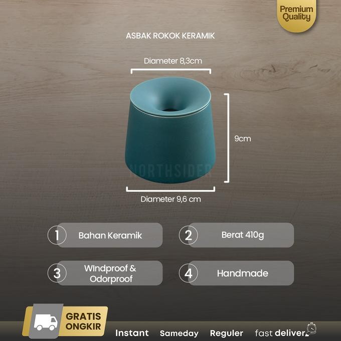 Asbak Rokok Iqos Keramik Ceramic Ashtray Japanese Style Bbd-025