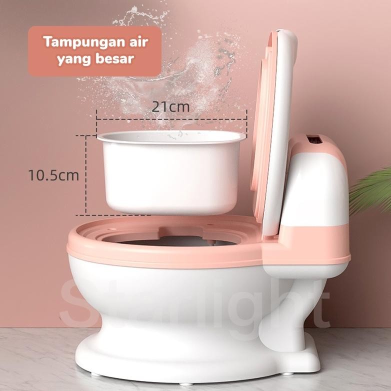 Mini Toilet Potty Training Seat Toilet Training Pispot Closet Train Anak Toilet Training Latihan WC 