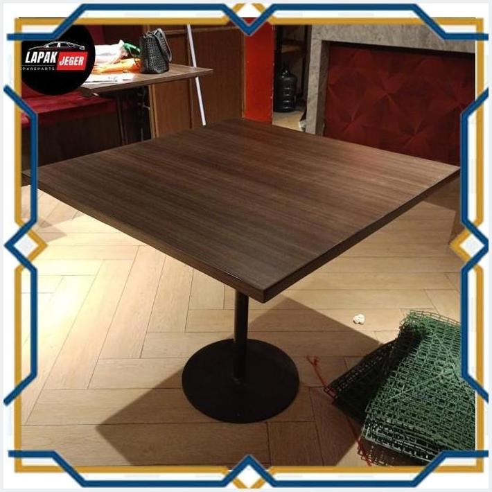 [LAP] MEJA  KOTAK 1M X 1M BEKAS RESTORAN