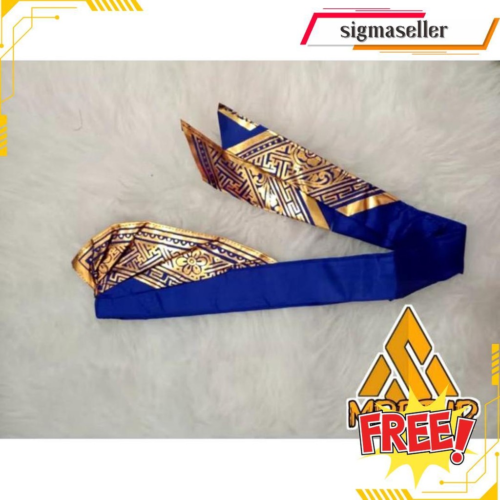 Udeng Bali Putih _ Iket Bali Prada Iket Sendiri Praktis Terlaris