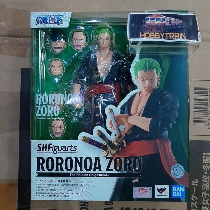 SHF RORONOA ZORO THE RAID ON ONIGASHIMA FIGURE