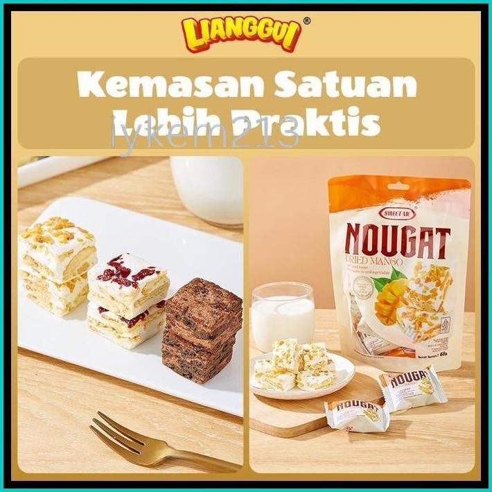 

[ LIANGGUI] NOUGAT CHOCOLATE I NOUGAT CRANBERRY | NOUGAT MANGO | CAKE | VIRAL | CAKE NOUGAT ANEKA RASA PALING BANYAK DIBELI LEZAT MAKANAN RINGAN