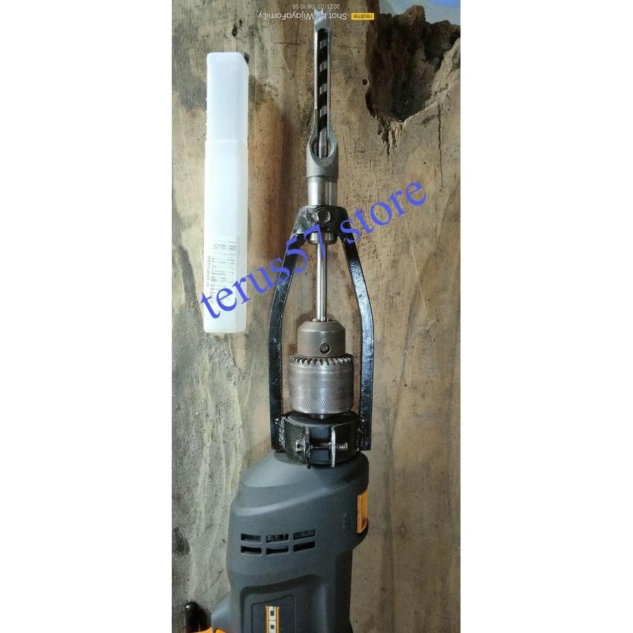 jg-8 Or42 DUDUKAN BOR BOBOK KAYU / Adaptor bor bobok kayu bor manual bor kayu mata bor lubang kotak 