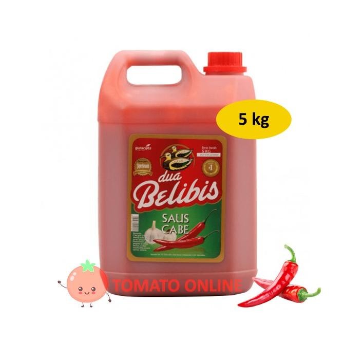 

Sale Sambal Saus Cabe Dua Belibis Jerigen Dirigen Galon 5 Kg / 5Kg