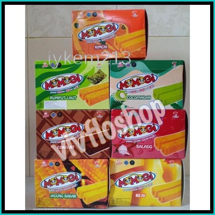 

GROSIR & ECERAN MOMOGI STICK ANEKA VARIAN KEMASAN BOX (ISI 10 PCS)