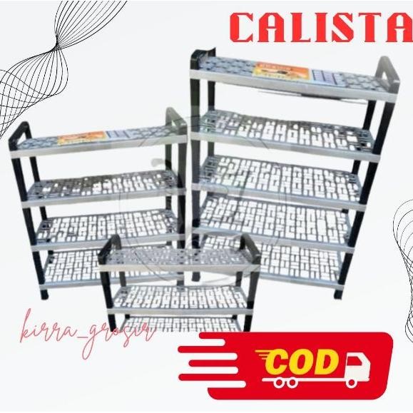 RAK SEPATU RAK SENDAL COSMIC 5 SUSUN CALISTA COSMIC / 3 SUSUN / 4 SUSUN CALISTA / TEMPAT PENYIMPANA 