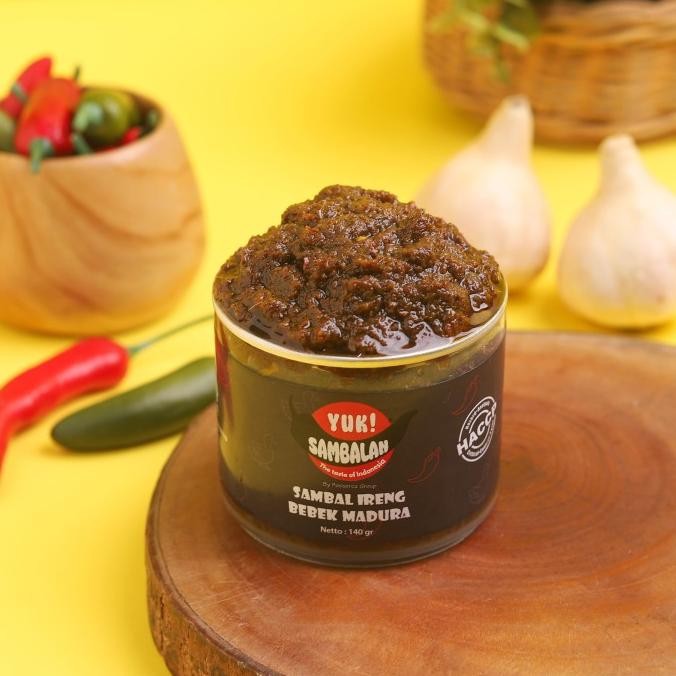 

Sale Sambal Ireng Bebek Madura/Sambel Bebek Item - Yuk Sambalan By Fosserca