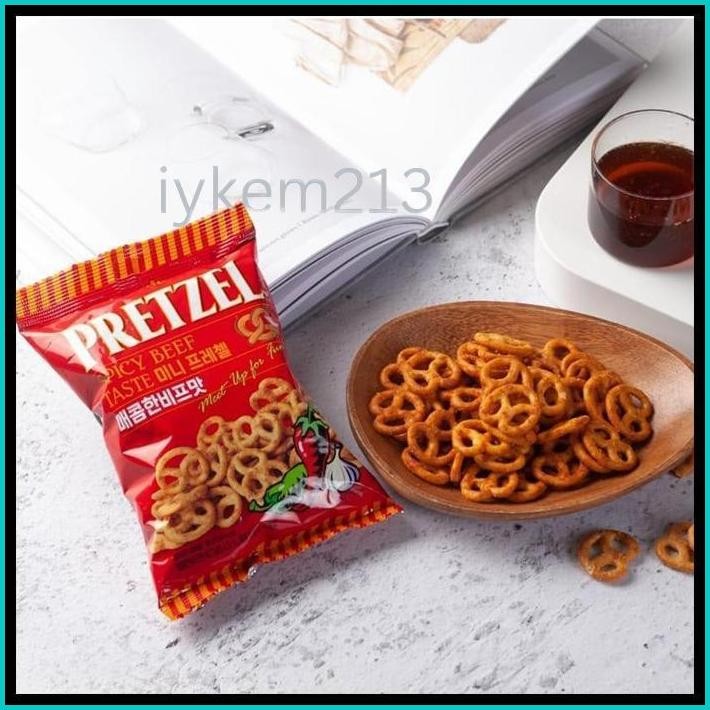 

SAMJIN PRETZEL KOREA BEEF SPICY, SEAFOOD, CHEESE, WASABI, CHOCO / SNACK KOREA