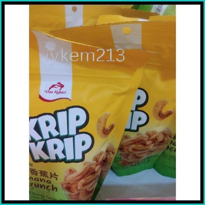

KRIP KRIP BANANA CRUNCH CHIPS DUA KELINCI (80GR)