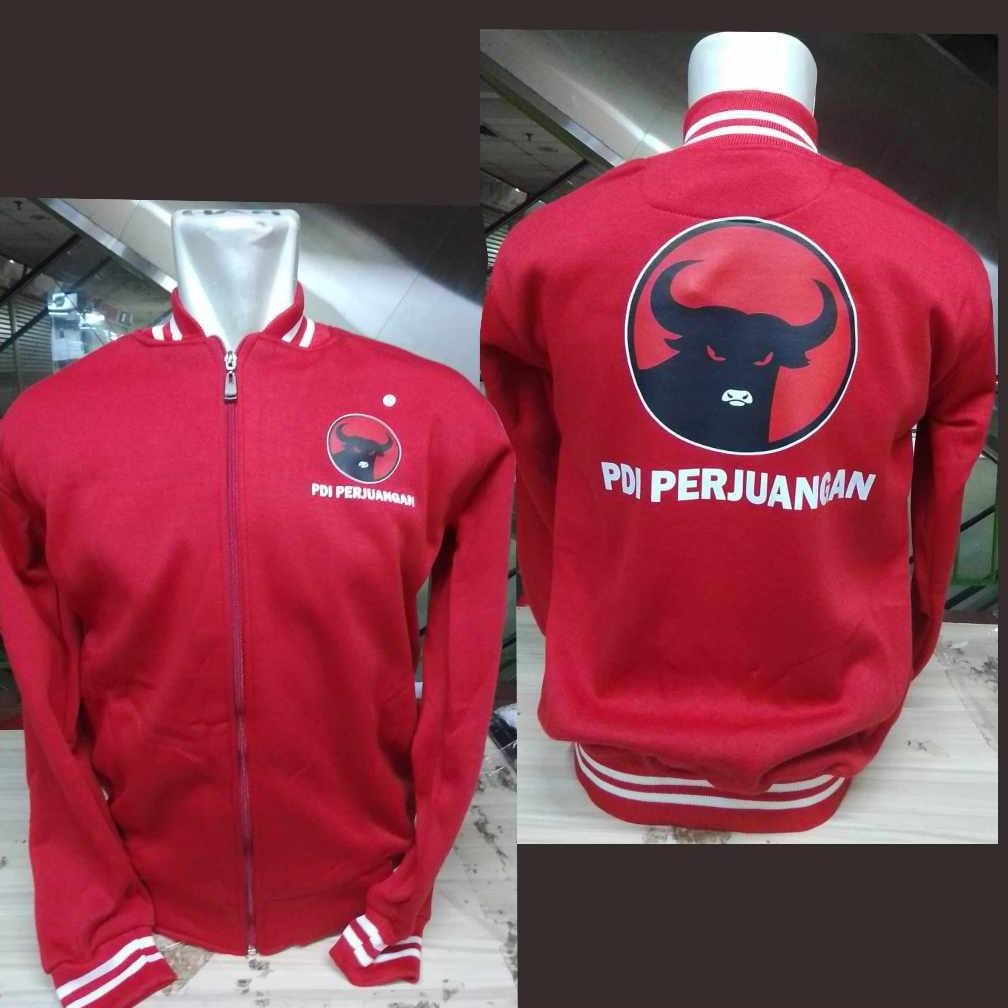 Hoodie Jaket Rompi Resleting Flecee Katun Tebal Perjuangan