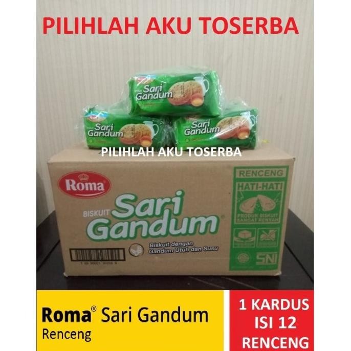 

Murah Biskuit Roma Sari Gandum Renceng 39 Gram - 1 Kardus Isi 12 Renceng