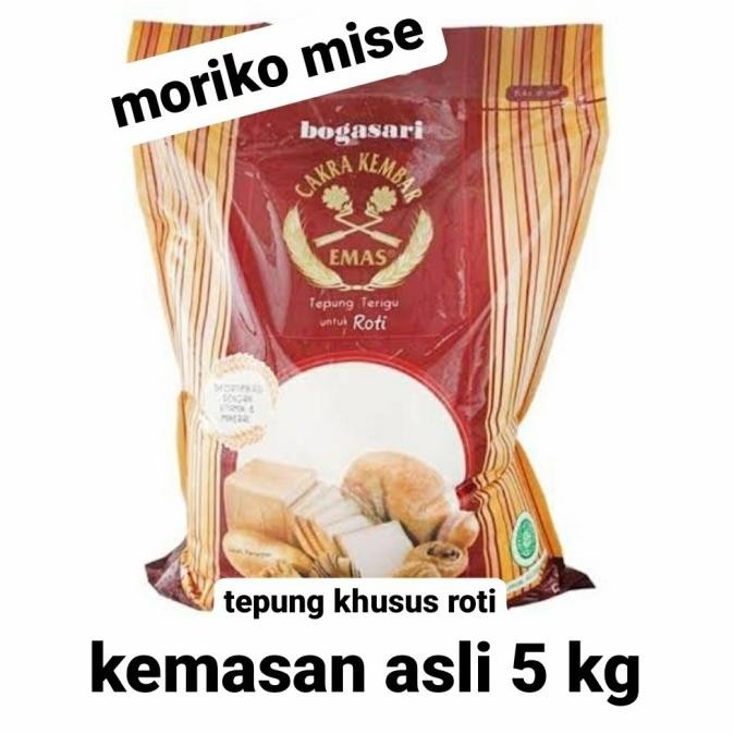 

Grosir Tepung Cakra Kembar Emas 5 Kg Untuk Roti / Cakra Kembar Emas Roti 5 Kg