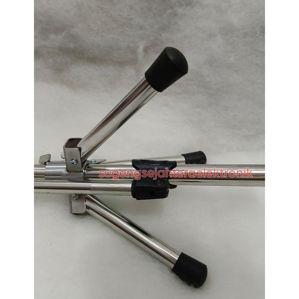 Hot Sale fx-23 STAND MIC STAINLESS PENDEK 30CM // STAND MICROPHONE STAINLESS KECIL Berkualitas Terla