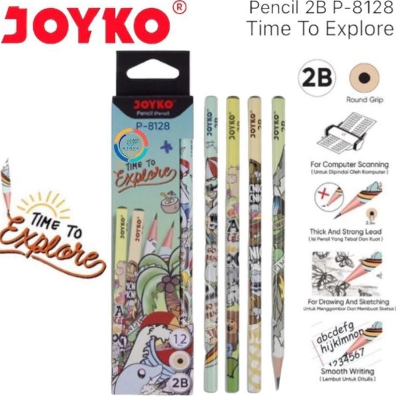 

PENSIL 2B JOYKO P.8128 EXPLORE ( 1PAK/12PCS )