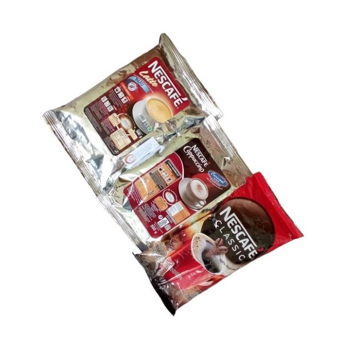 

Murah Nescafe Latte 500G + Cappuccino Cappucino Caramel 500G + Classic 120G