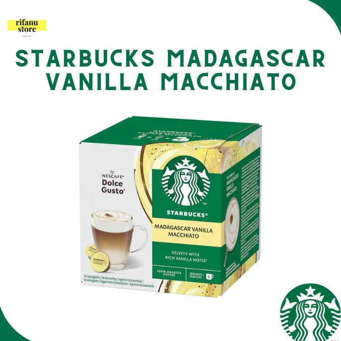 

Grosir Nescafe Dolce Gusto Starbucks Madagascar Vanilla Macchiato Capsule