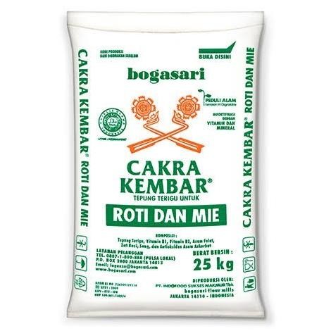 

Promo Tepung Terigu Cakra Kembar Bogasari 25Kg