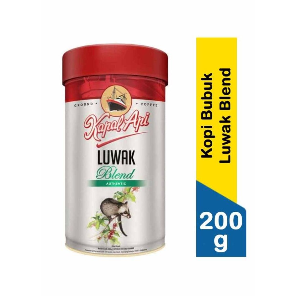 

Sale Kapal Api Kopi Bubuk Luwak Blend 200Gr