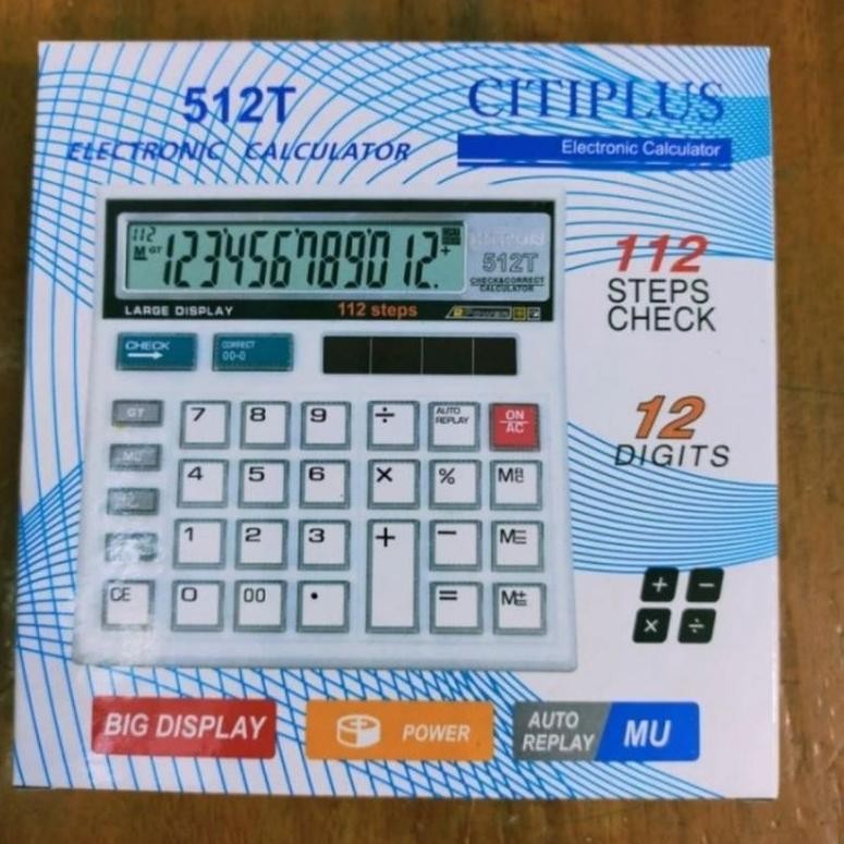 

ukd- rt-342 Kalkulator . CT-512T Calculator Check Correct Cek Ulang CT512T Termurah Termurah