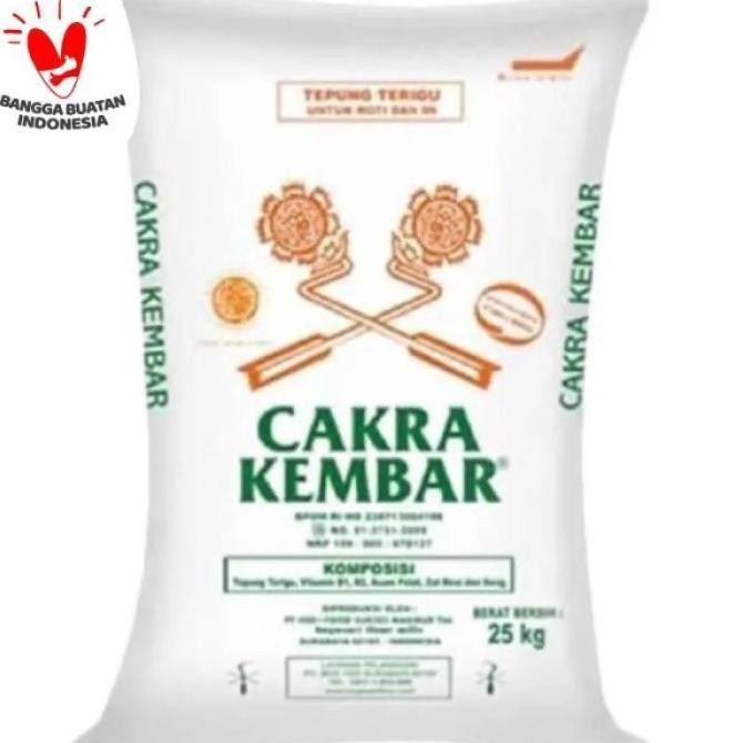 

Sale Tepung Terigu Cakra Kembar 25Kg