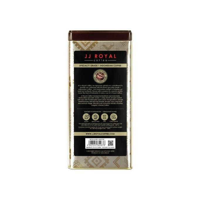 

Promo Jj Royal Coffee Java Estate Arabica Ground (Kopi Bubuk) 200Gr Tin