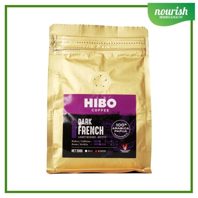 

Murah Hibo, Organic Coffee Dark French 200Gr / Kopi Organik Arabica Bubuk