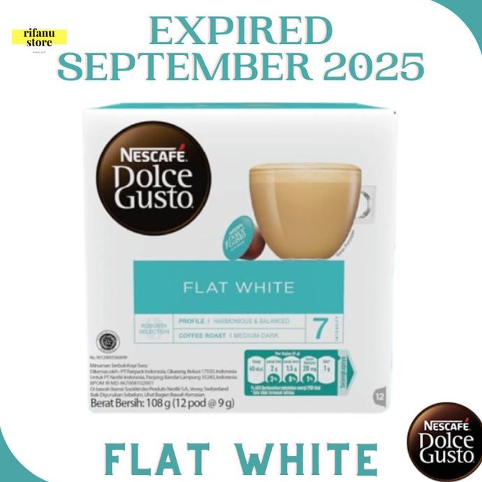 

Sale Nescafe Dolce Gusto Capsule Flat White 1 Box Original