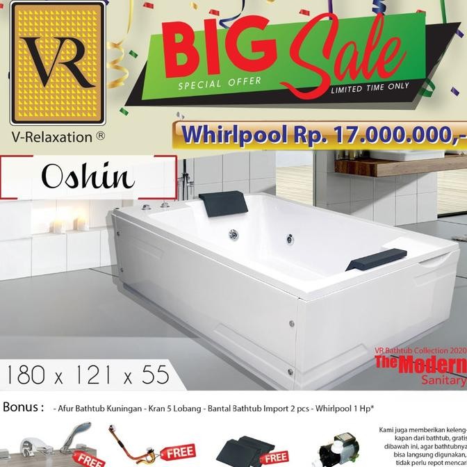 Big Sale Vr Bathtub Standing Oshin Whirlpool Jacuzzi Co