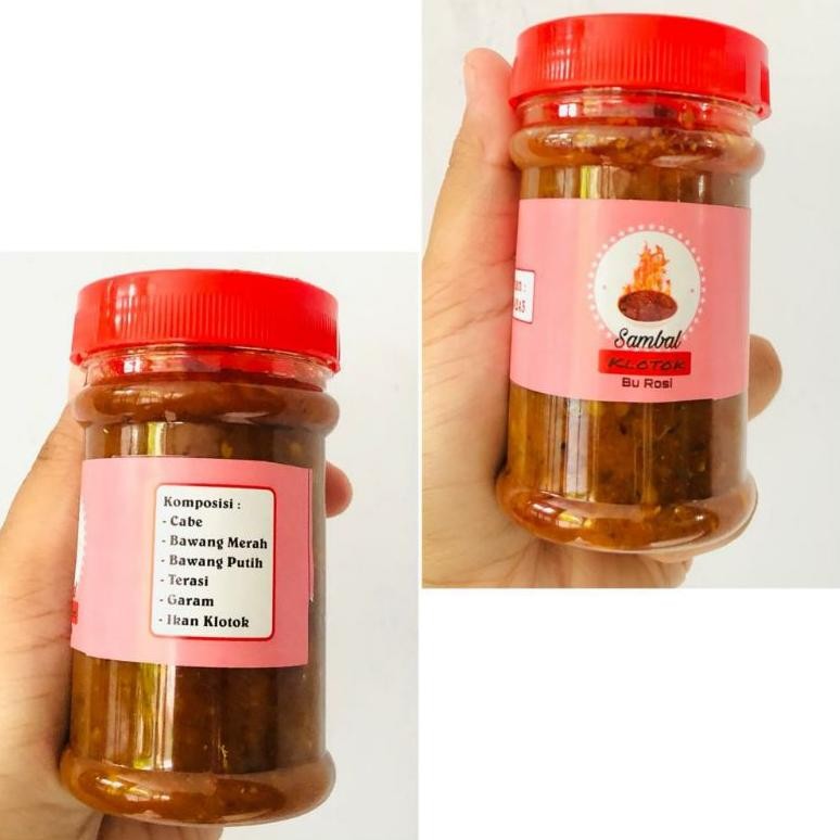 

fsd-34 sa-324 Sambal Klotok Bu Rosi Sambal Pedas Enak Murah Homemade Original Murah