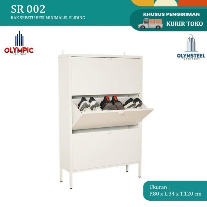 Rak Sepatu Besi Olympic / Rak Sepatu Besi Minimalis - SR 002