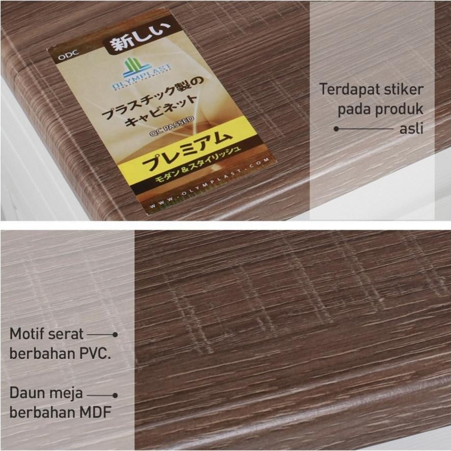 LEMARI LACI PLASTIK OLYMPLAST SUSUN 2