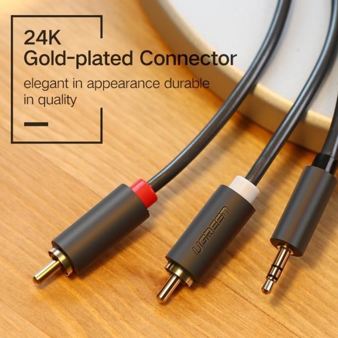 Ugreen Kabel Audio AUX 3.5mm to 2 RCA Male