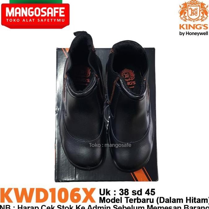 Miliki Safety Shoes Kings Kwd 106X / Sepatu Proyek Semi Boot Slip On Kwd106X  / Kings By Honeywell K