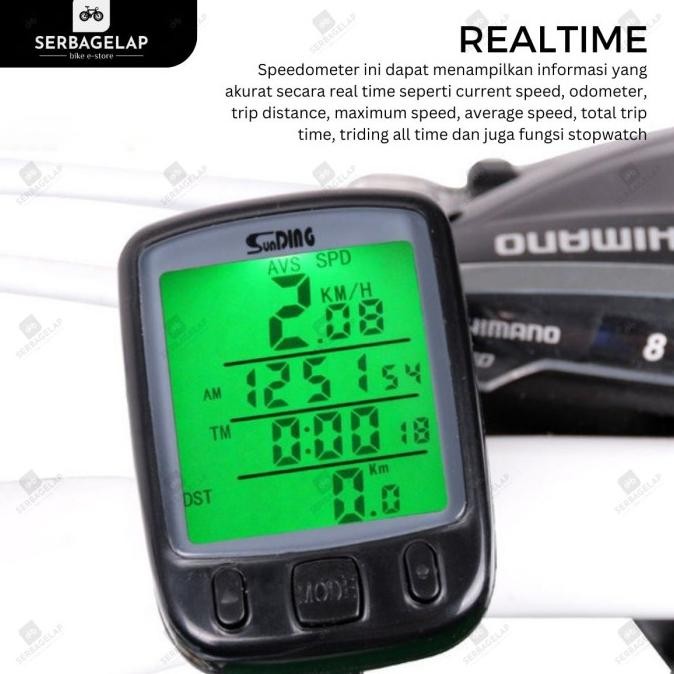 SPEEDOMETER ODOMETER KILOMETER SEPEDA MTB SELI SUNDING