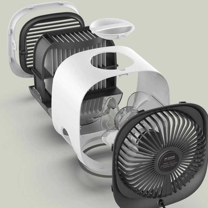 AC MINI PORTABLE HUMIDIFIER UNTUK KAMAR DINGIN PENDINGIN RUANGAN LED