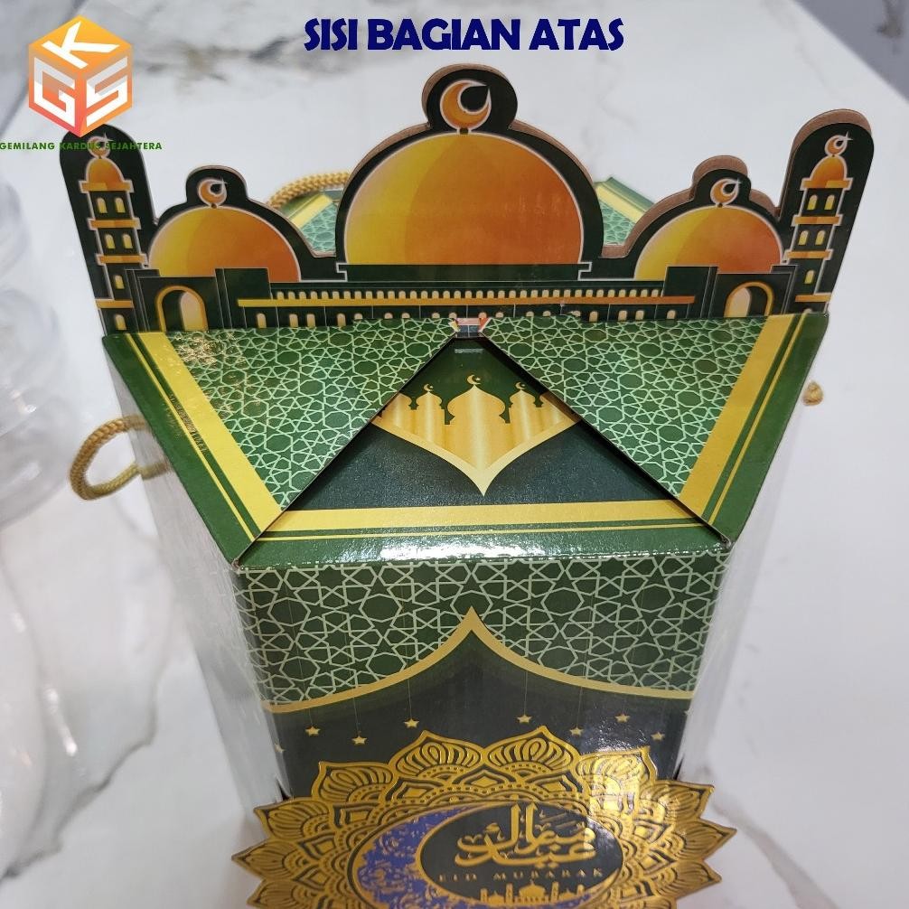 

10pcs Box Idul Fitri | ukuran 3 Toples 500gr | Box Hampers Idul Fitri | Box Idul Fitri | Dus Lebaran