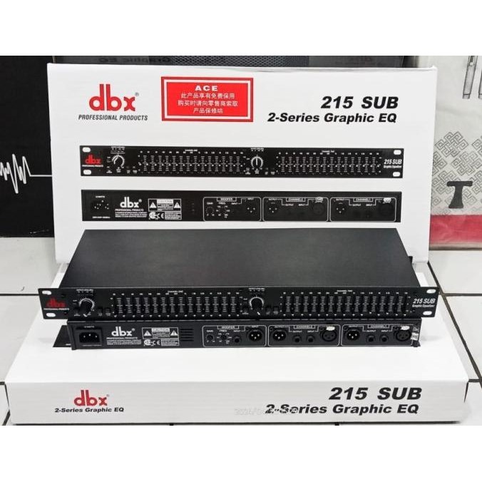 Murah Equalizer Dbx 215 Sub / Dbx215 Plus Subwoofer New