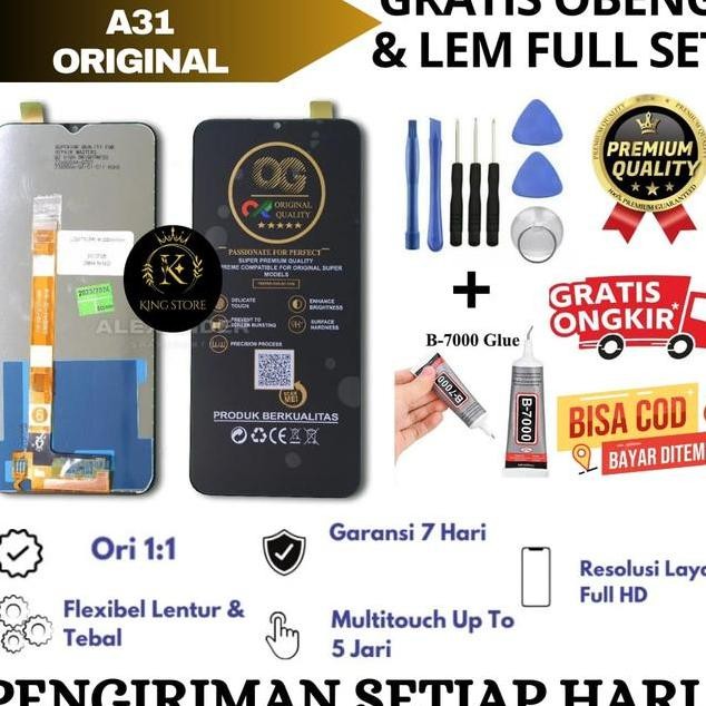 Lcd Opo A31 Full Et Free Lem Dan Obeng Lcd V1V0 Opo A31 Og Full Et