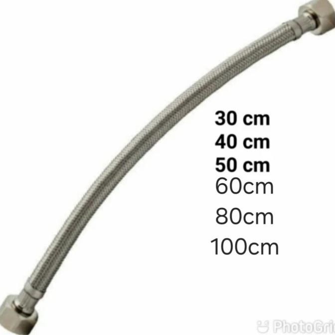 Flexible Hose Flexible Anyam Selang Air Panas Dingin 1/2 Augusto Co