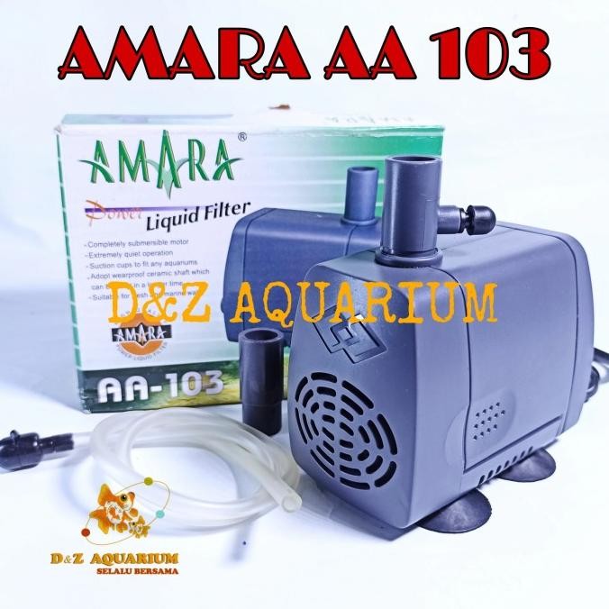 Pompa Air Amara Aa-103/Mesin Kolam Hidroponik Aa-103/Pompa Celup Amara Original