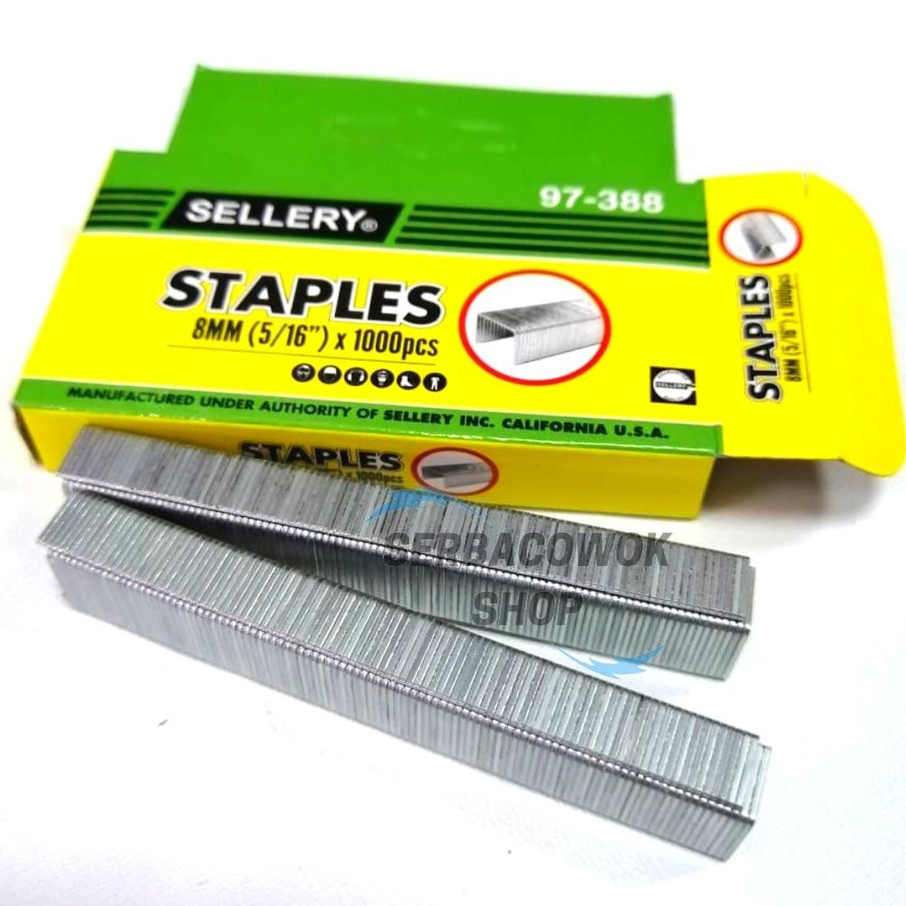 

Uj-53 Sellery Isi Staples Tembak Isi Gun Tacker 8 Mm 1000 Pcs Termurah Berkualitas