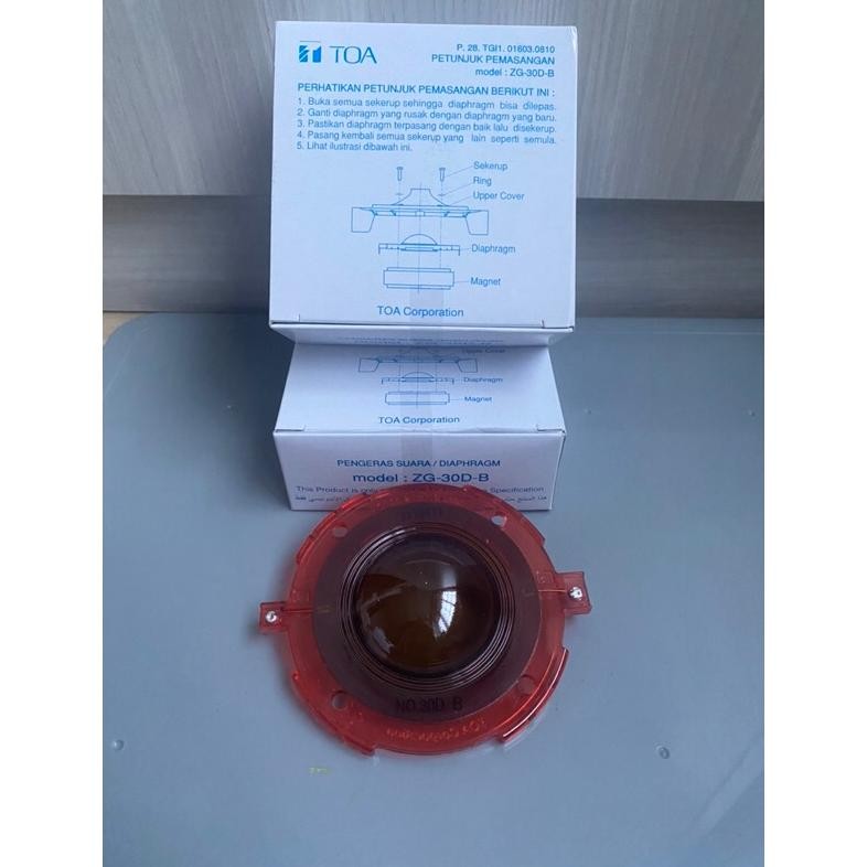 spul toa ZG-30DB toa diaphragm 50 watt with casing 50w ZG 30 DB spool toa original