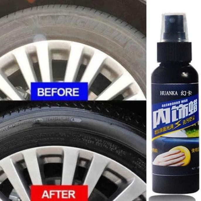 Gh-56 Semir Ban Mobil Semir Kulit Jok Karpet Car Tire Wheel Dashboard