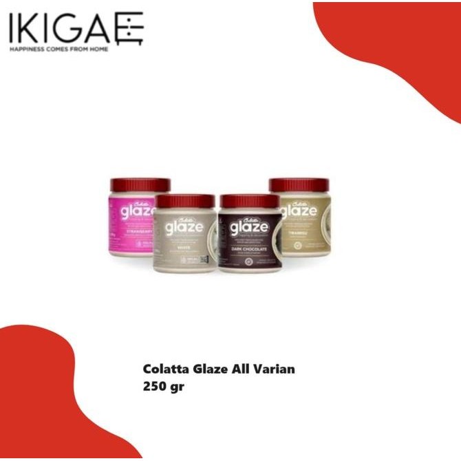 

COLATTA GLAZE TOPPING AND DECORATION 250 GR ORIGINAL !!! nUg