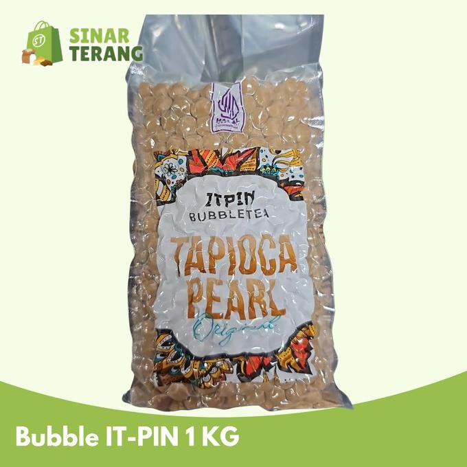 

Bubble Tapioca Pearl 1 KG Merk IT PIN GOJEK ONLY ( Grosir DUS aja ) nUg