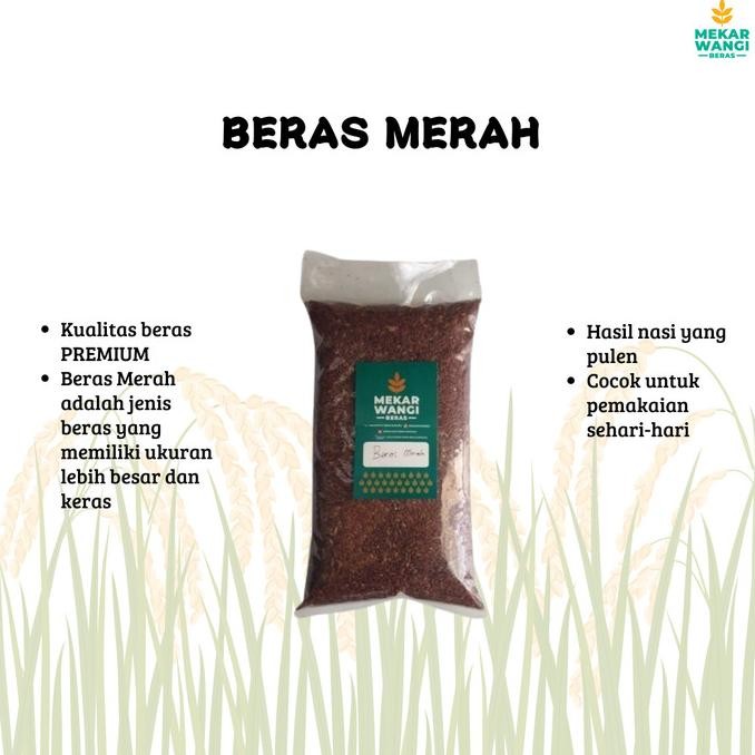 

BERAS MERAH KEMASAN 1 KG nUg